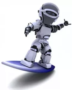 Robot on Hoverboard