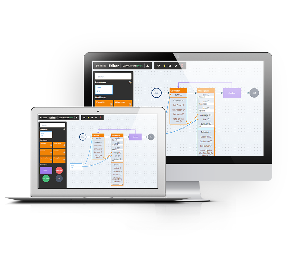 Mac and Macbook Running T-Plan Robot