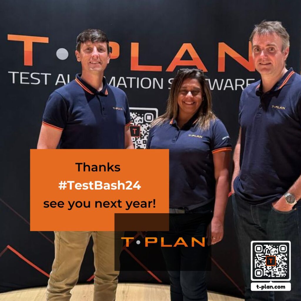 T-Plan Team at #TestBash 2024