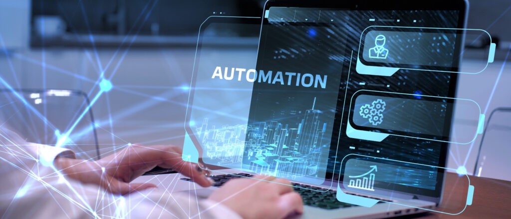 Automation Software concept as an innovation. Business, Technology, Internet and network concept.