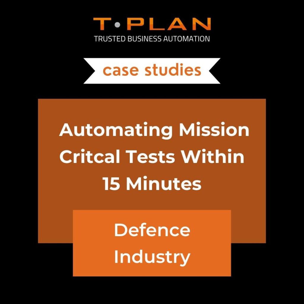 Automating Critical Mission tests within 15 mins - Defence