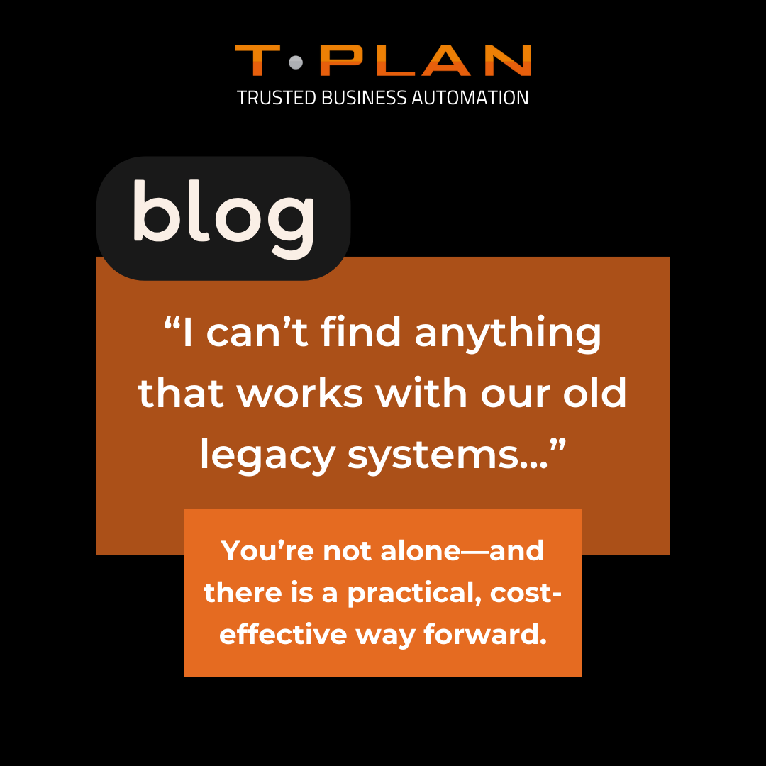 I can't find anything that works with our old legacy systems...