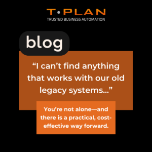 I can't find anything that works with our old legacy systems...
