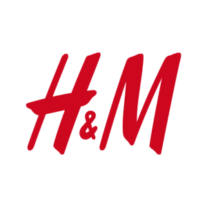 H&M logo red on white