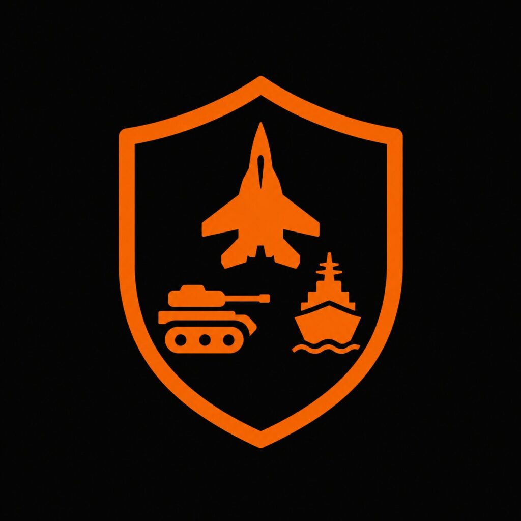 Shield icon representing secure defence software test automation and mission-critical systems.