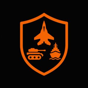 Shield icon representing secure defence software test automation and mission-critical systems.